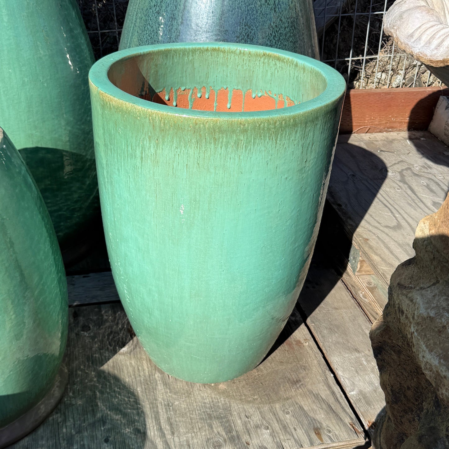 Medium Glossy Matcha Green