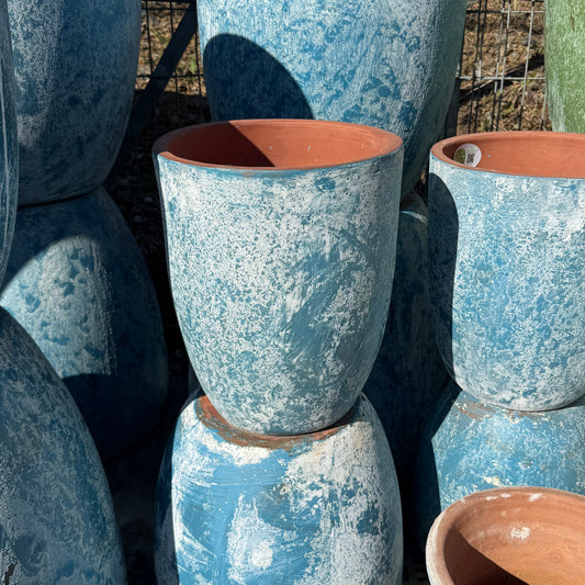 Small Rough Faded Light Blue