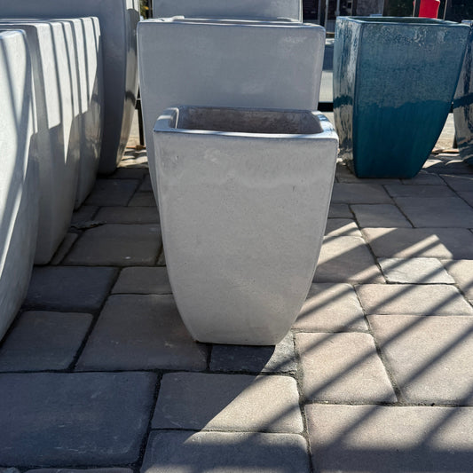 Small Squared Glossy White